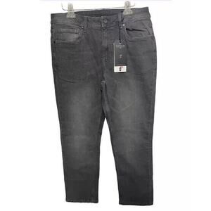 NWT nyc The Perfect Jean Men’s Gray 33 X 30 Slim Thick